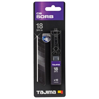 Лезвия Tajima Razar Black СB-50RB 18 мм (10 шт)