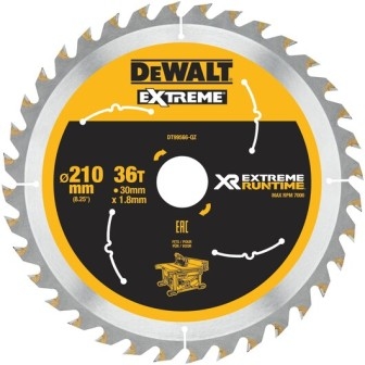 Диск пильный DeWalt Extreme Runtime по дереву 210x30 24T