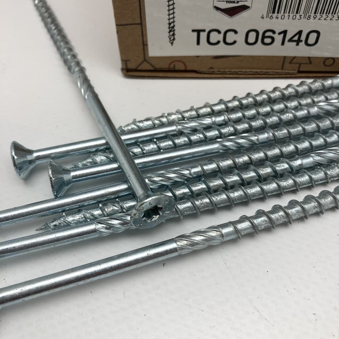 Конструкционные саморезы TCC 6х140 потайные (100 шт)