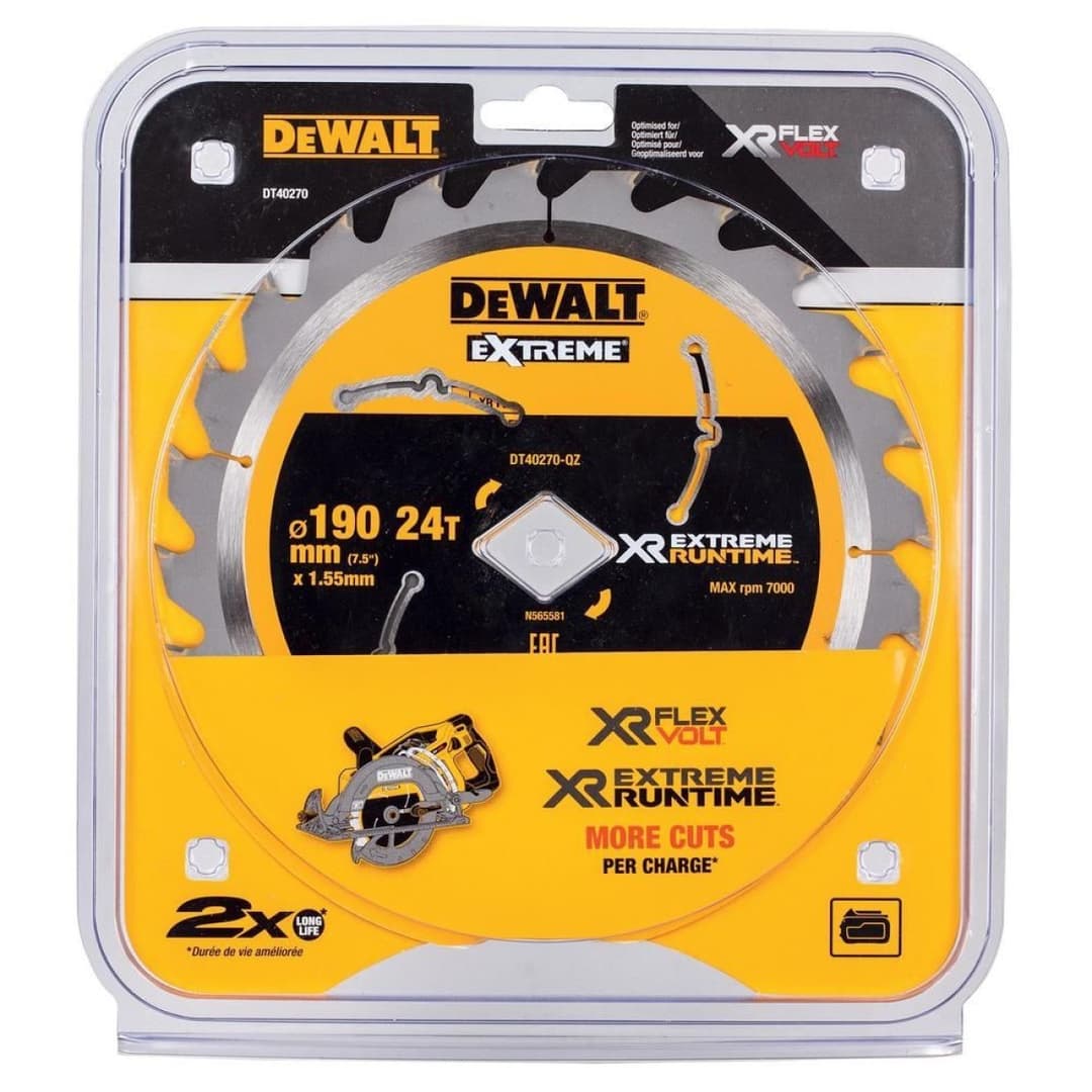 Диск пильный DeWalt Extreme для гипоидной пилы 190 36T