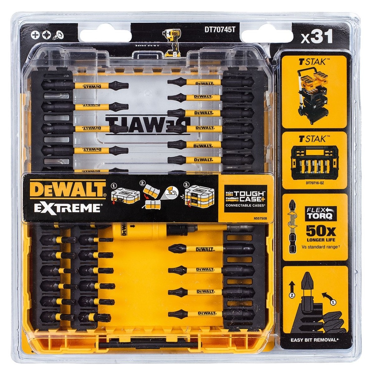 Набор бит Dewalt EXTREME Flextorq (31 шт) в кейсе - цена, отзывы ...