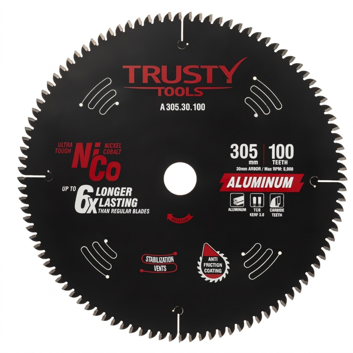 Диск пильный Trusty-Tools Multi Material 305х30 100T