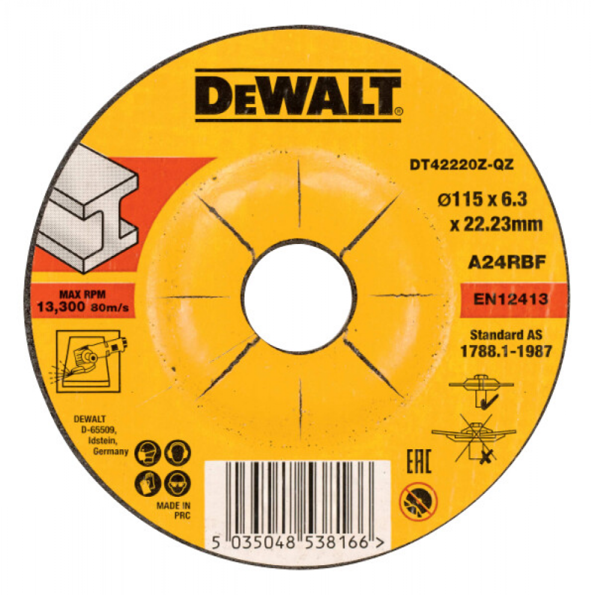 Круг обдирочный по металлу DeWalt HP LongLife 115 x 6 мм - цена, отзывы ...