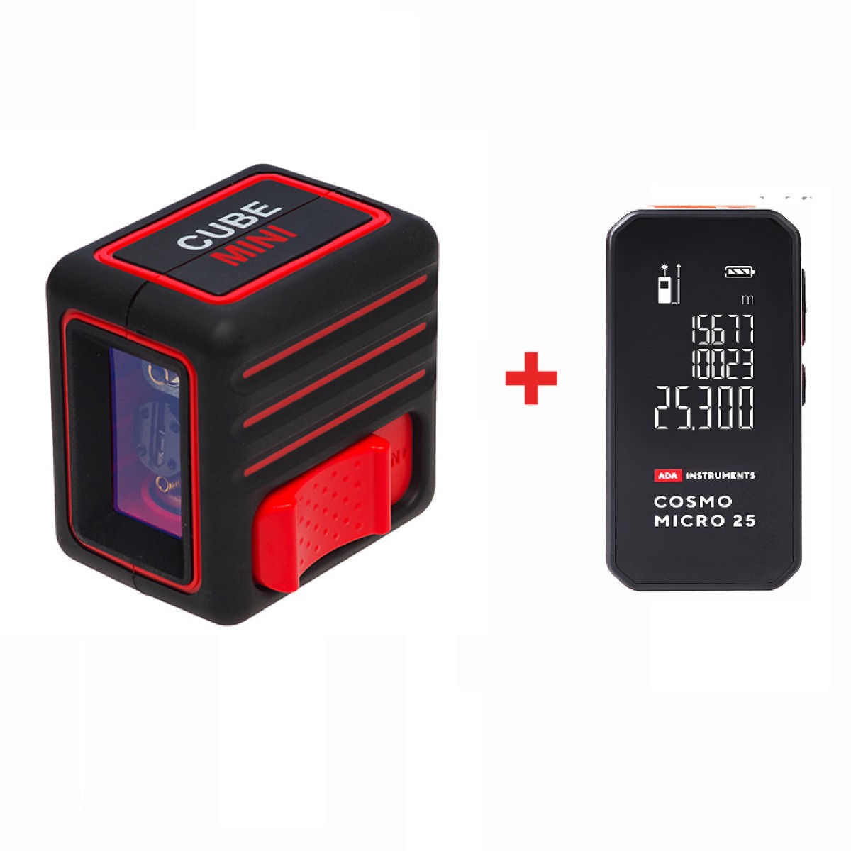 Уровень cube mini. Ada Cube Mini Basic + Cosmo Micro. Лазерный нивелир ada Cube Basic Edition. Лазерный уровень Cube Mini. Комплект ada: уровень Cube Mini Basic Edition + дальномер Cosmo Micro 25 а00690.