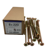 Конструкционные саморезы TCC 8х220 потайные (50 шт)
