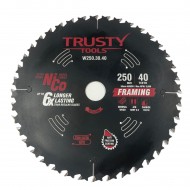 Диск пильный  Trusty-Tools Framing по дереву 250х30 40T