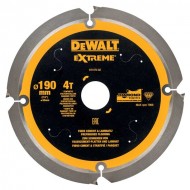 Диск пильный DEWALT EXTREME по фиброцементу 190x30 4T