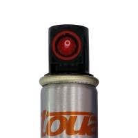 Газовый баллон Toua с красным клапаном 165 мм
