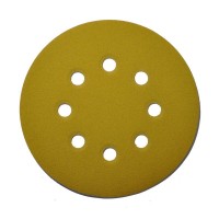 Шлифовальный круг DEERFOS (GOLD) P220, Ø125 мм, 8 отверстий