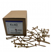 Конструкционные саморезы TCC 4х40 потайные (400 шт)